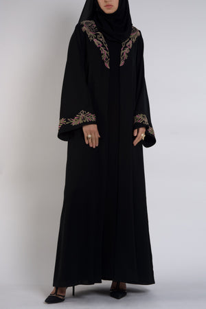collar embroidery - thowby - dubai online abaya shops