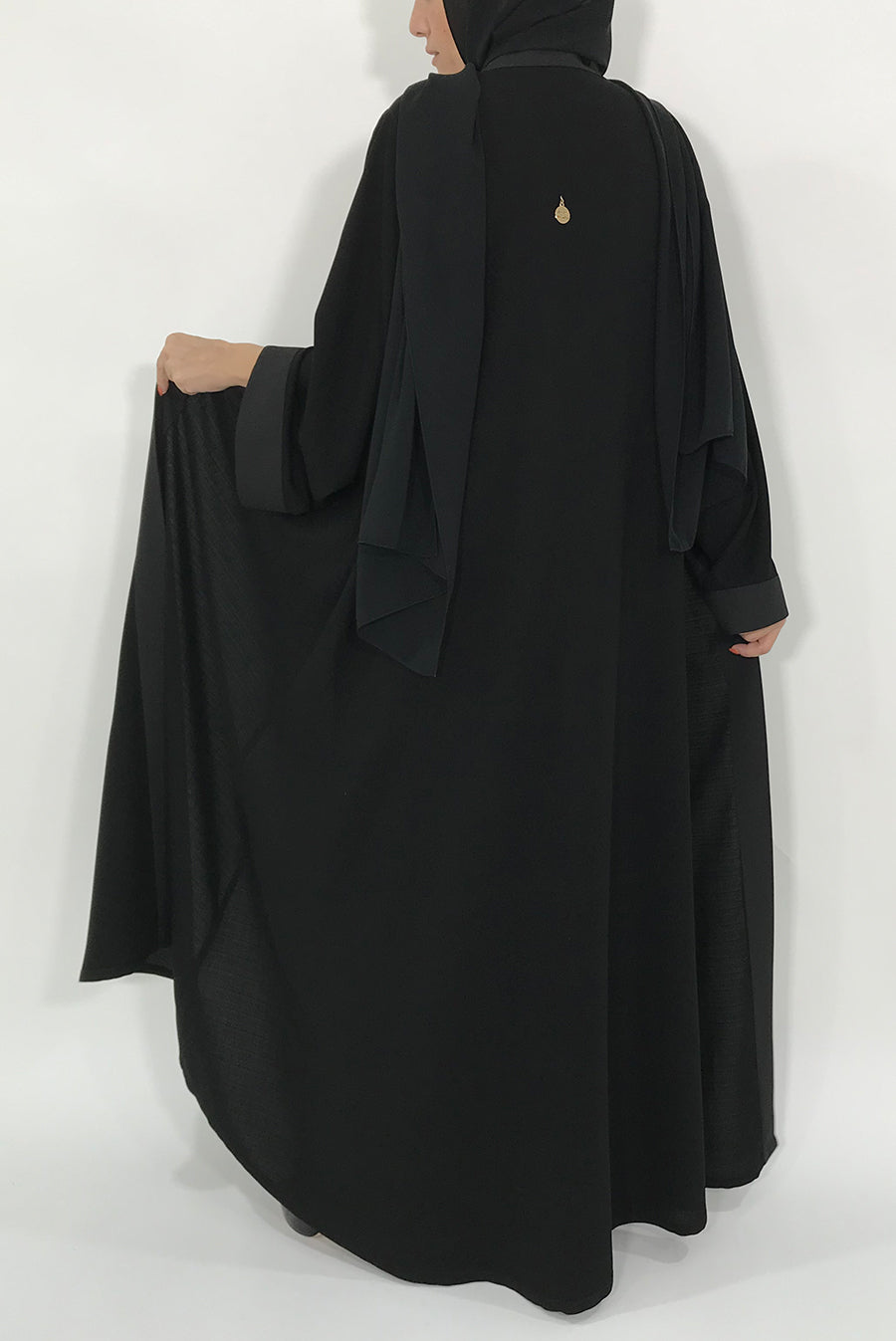 Flowy Black Umrah Abaya