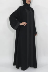 Flowy Black Umrah Abaya