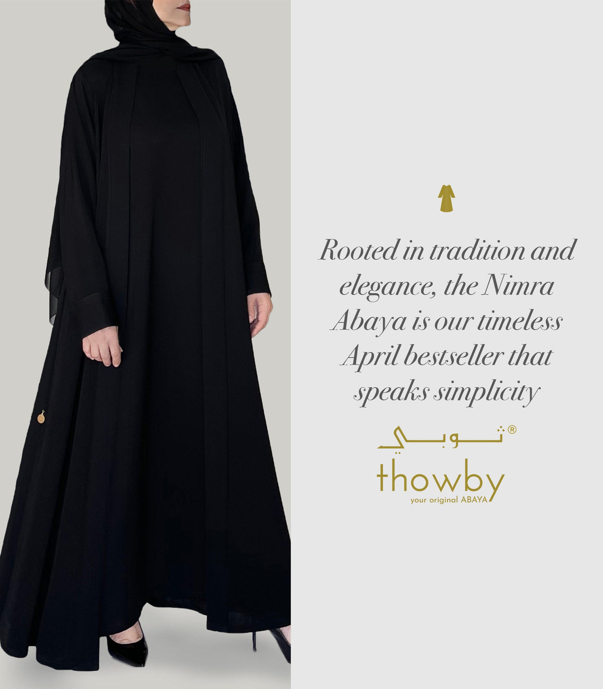 April Bestseller: The Nimra Abaya, thowby’s Tribute To Classic Modesty