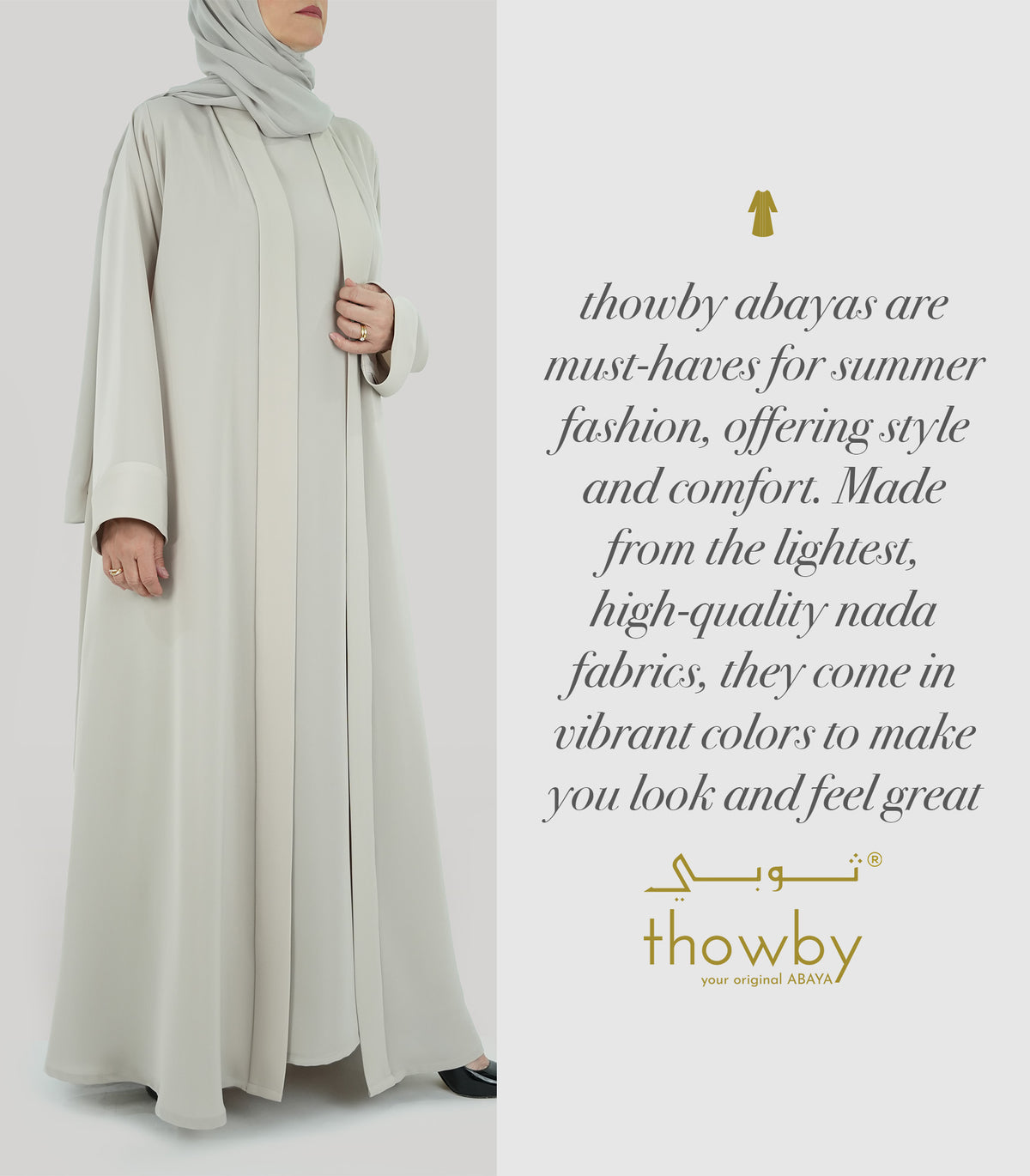 Look Your Bright Beautiful Best With thowby’s Comfortable Summer Abayas