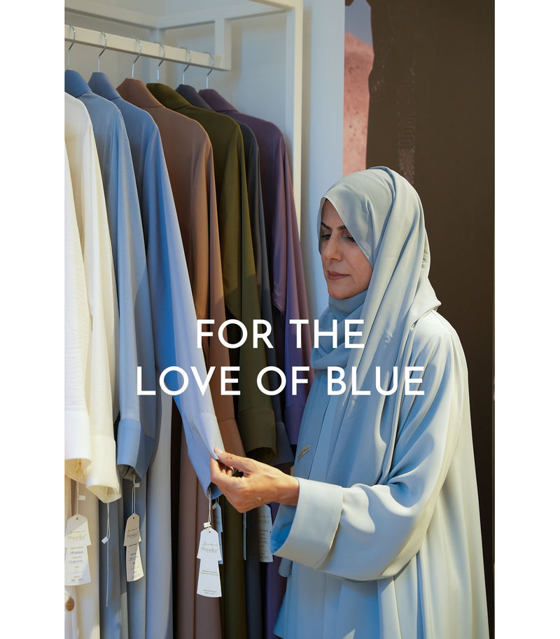 For The Love Of Blue: A New Abaya Collection Just For You