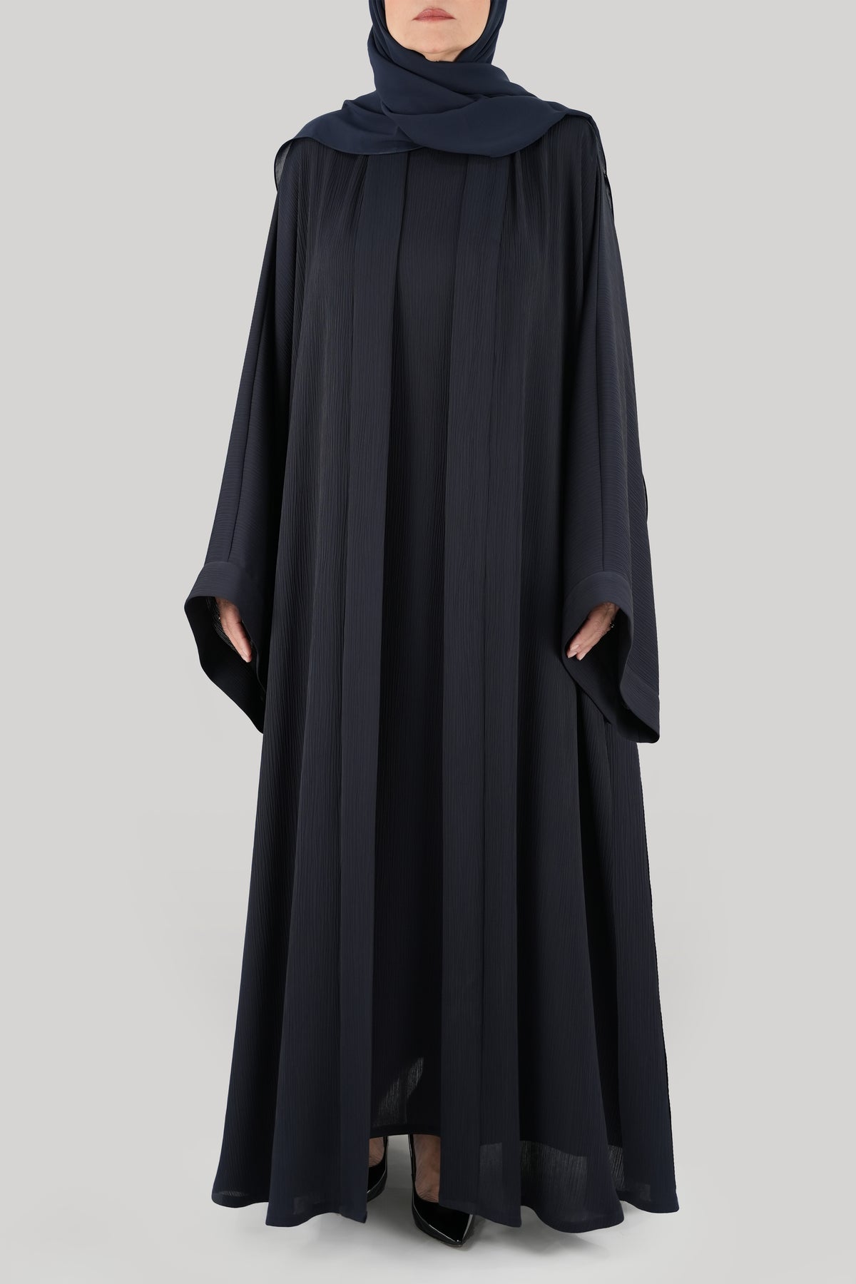 thowby Talya Bisht Abaya - Black Color