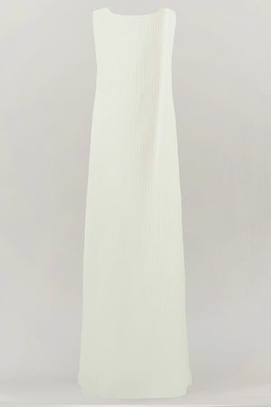 thowby off white under abaya dress 