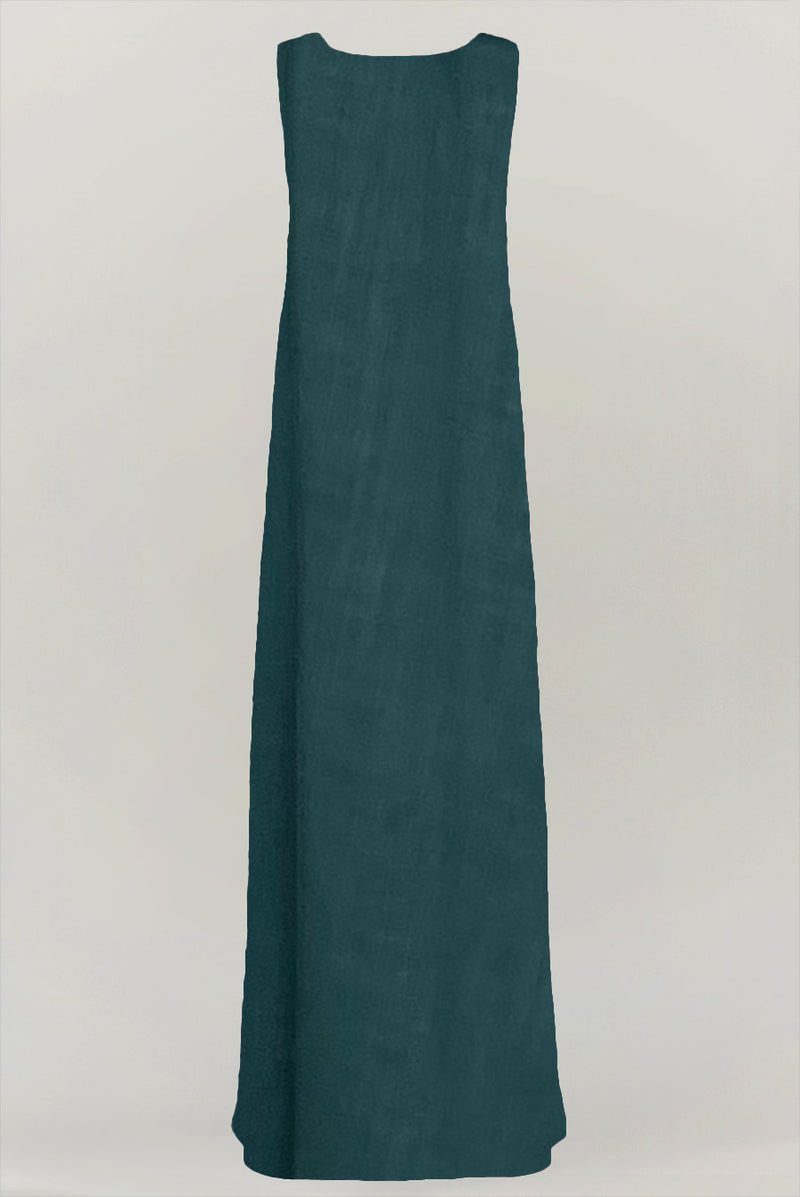 Modest Royal Green under Abaya dress