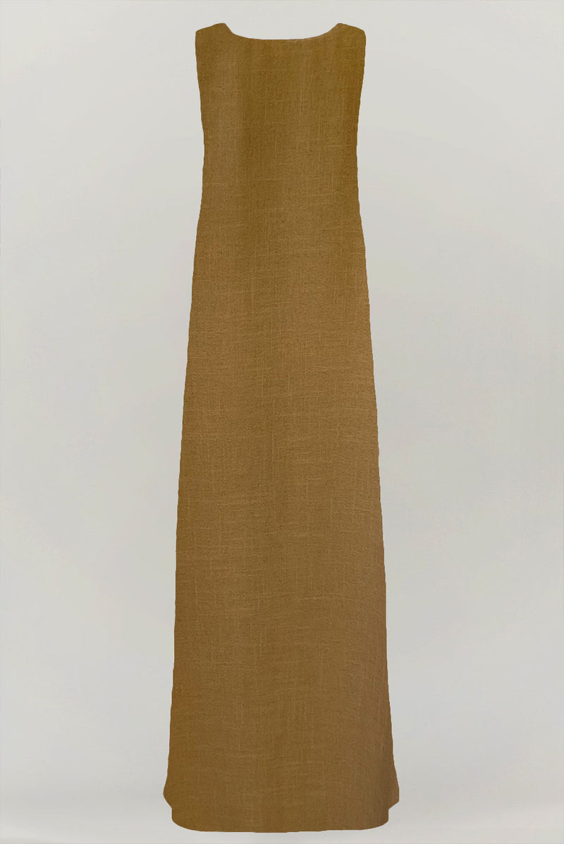 Classic Caramel under Abaya dress