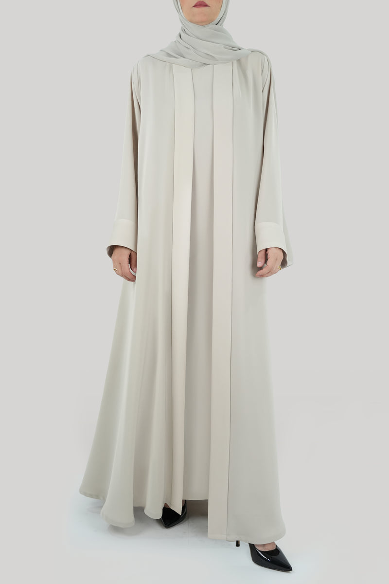 Modest Off White Colored Abaya