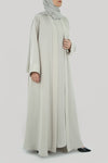 Modest Off White Colored Abaya