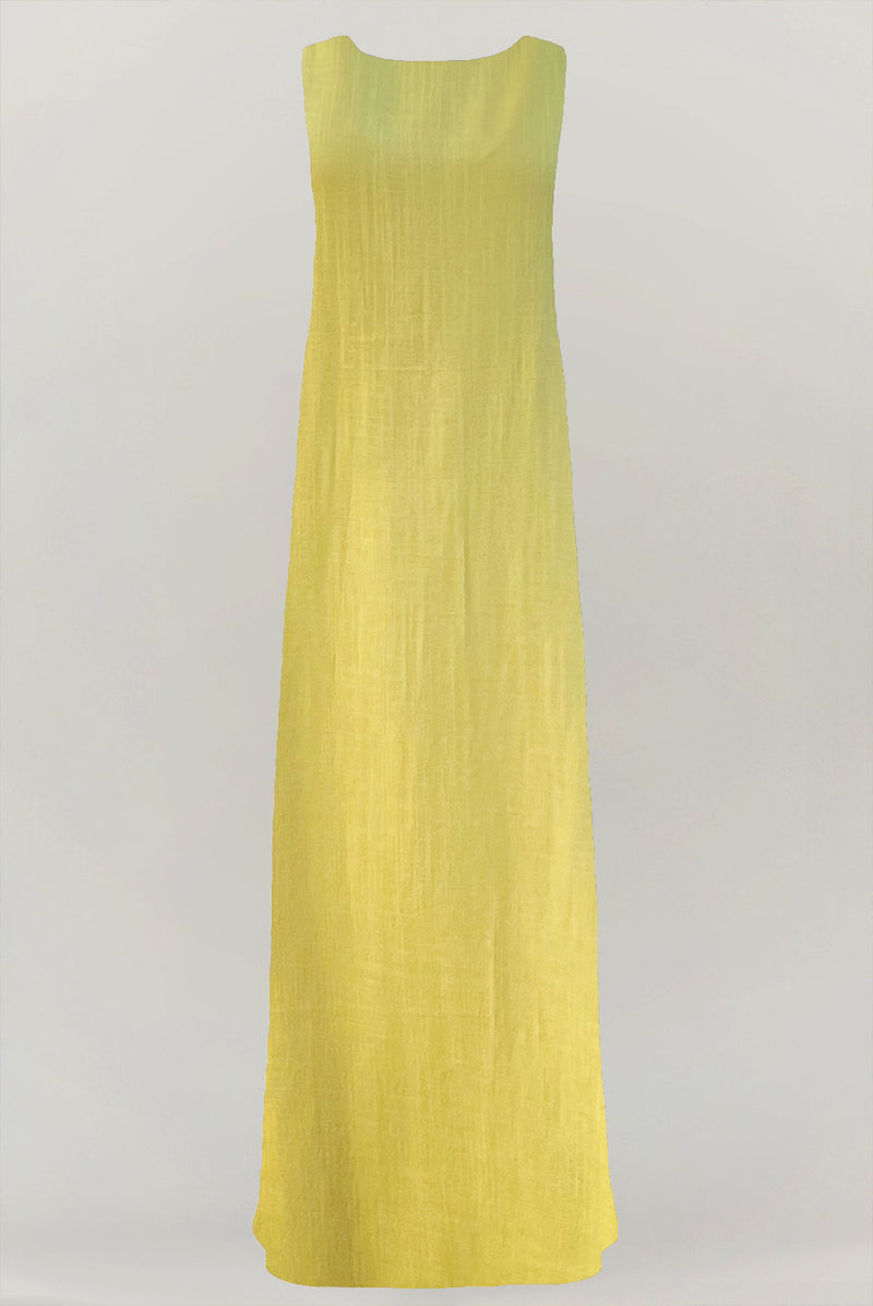 Lime Yellow under Abaya dress