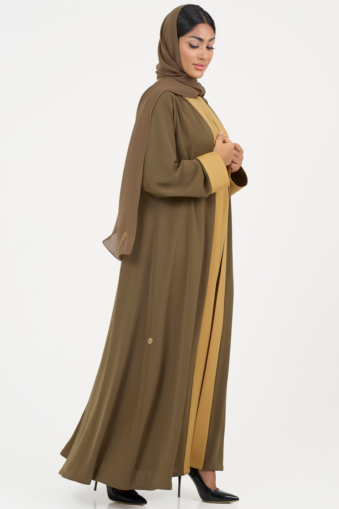 Dark Olive Colored Abaya