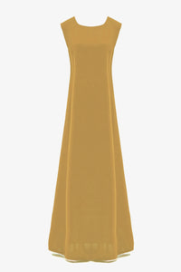 Baby Yellow Under Abaya Dress