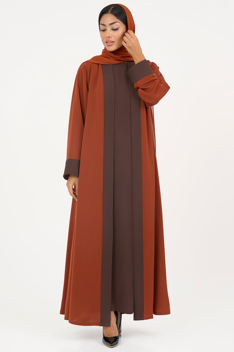 Two-toned Elegant Copper Colored Abaya