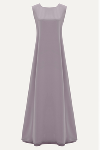 Noor abaya grey underdress with elegant inner dress design and flowing silhouette