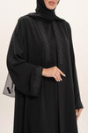 Timeless Black Embroidered Abaya