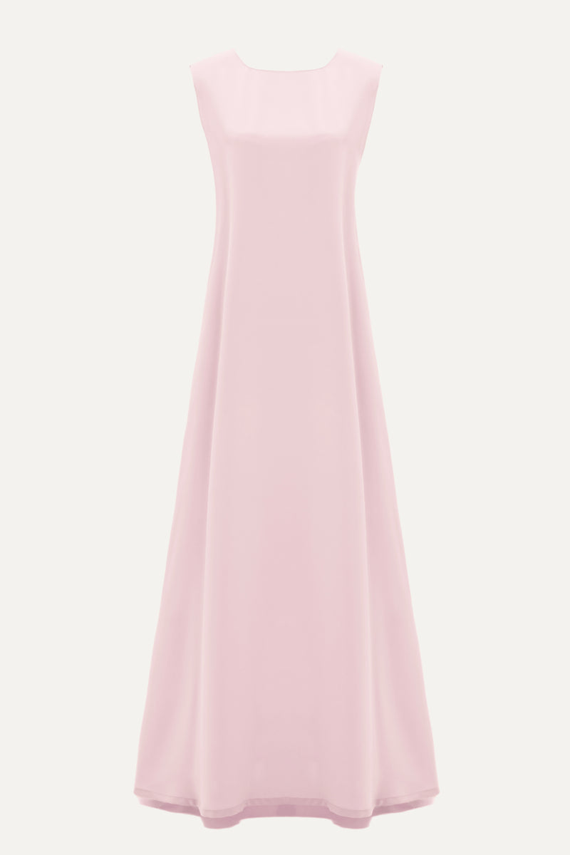 Baby Pink Under Abaya Dress
