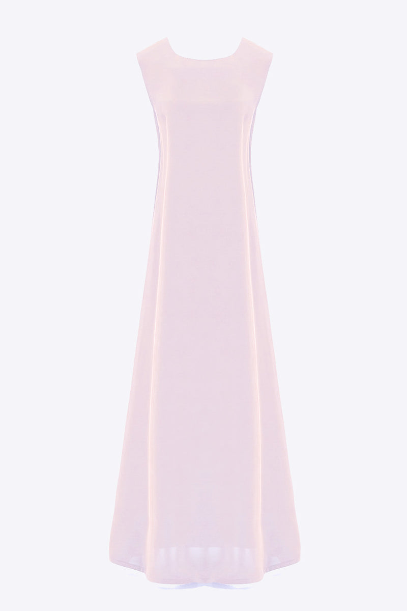 Baby Pink Under Abaya Dress