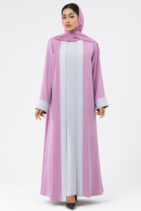 Two-toned Pink Colored Abaya