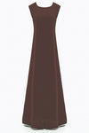 Elegant Brown under Abaya dress