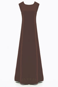 Elegant Brown under Abaya dress