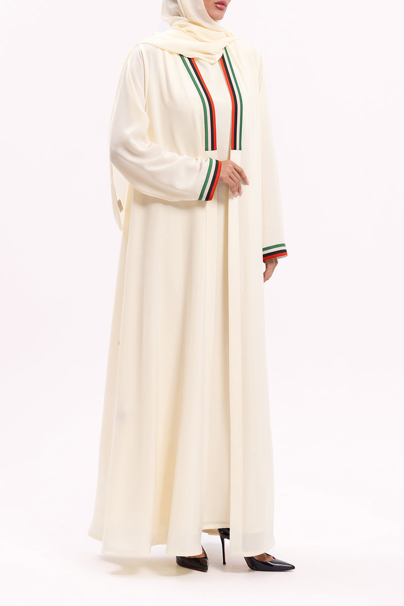 Thowby UAE White Abaya