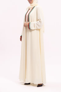 Thowby UAE White Abaya