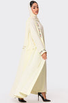 UAE National Day White Embroidered Abaya