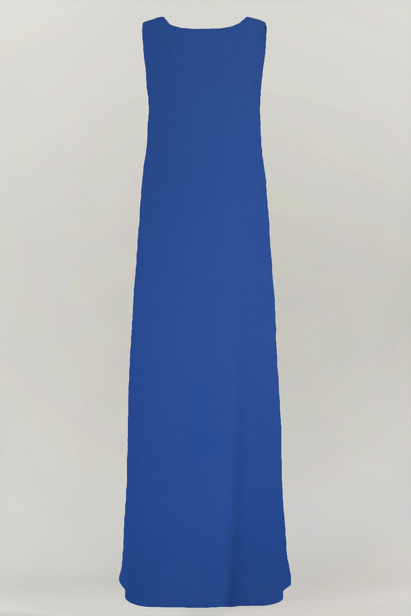 Plain Blue under Abaya dress
