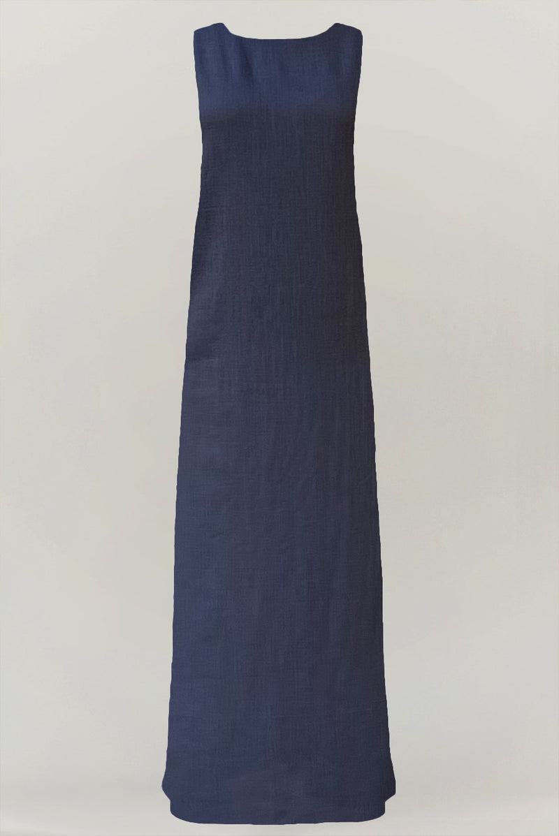 Chic Blue under Abaya dress 