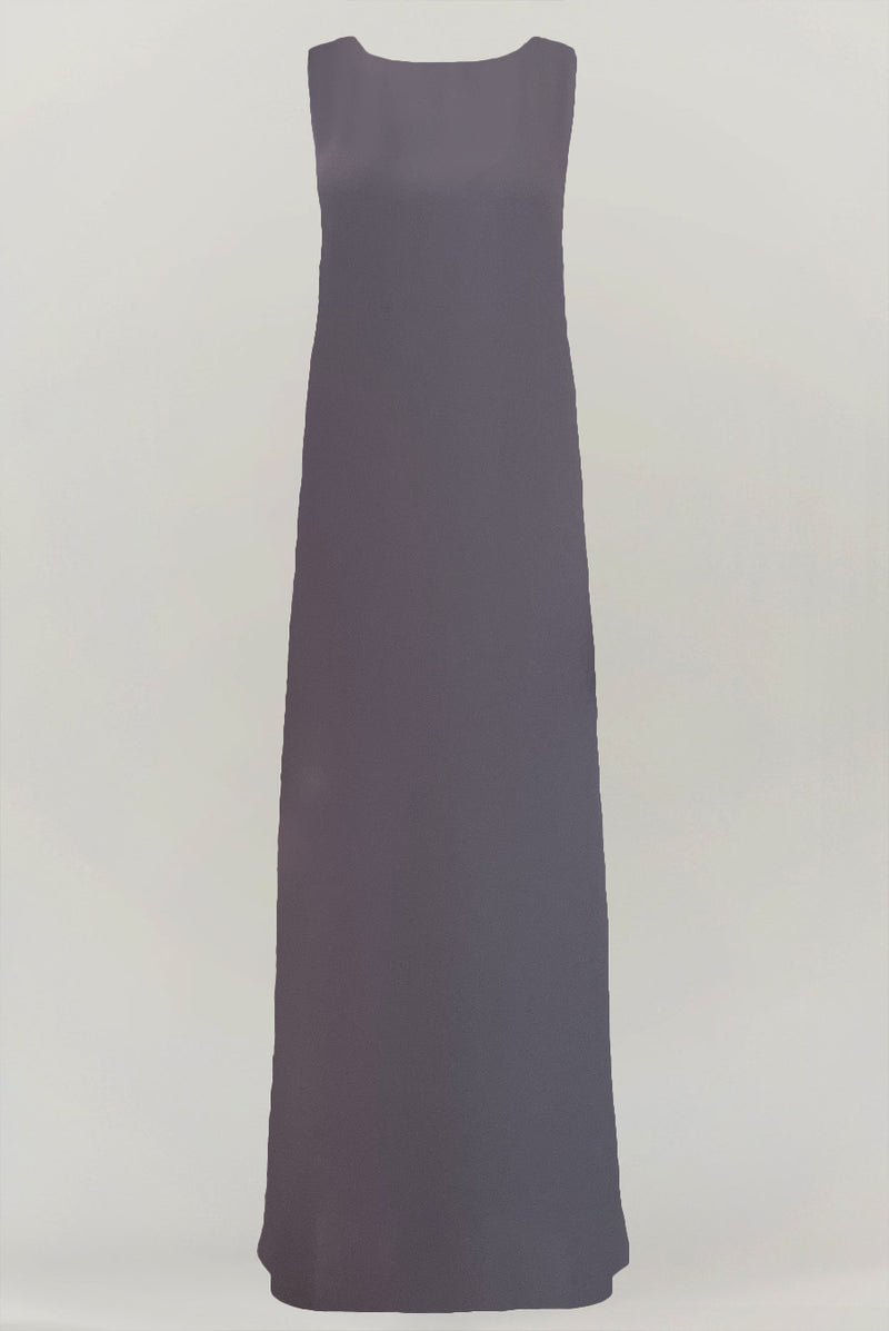 Plain Grey under Abaya dress