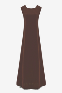 Honia Dress in Brown Color