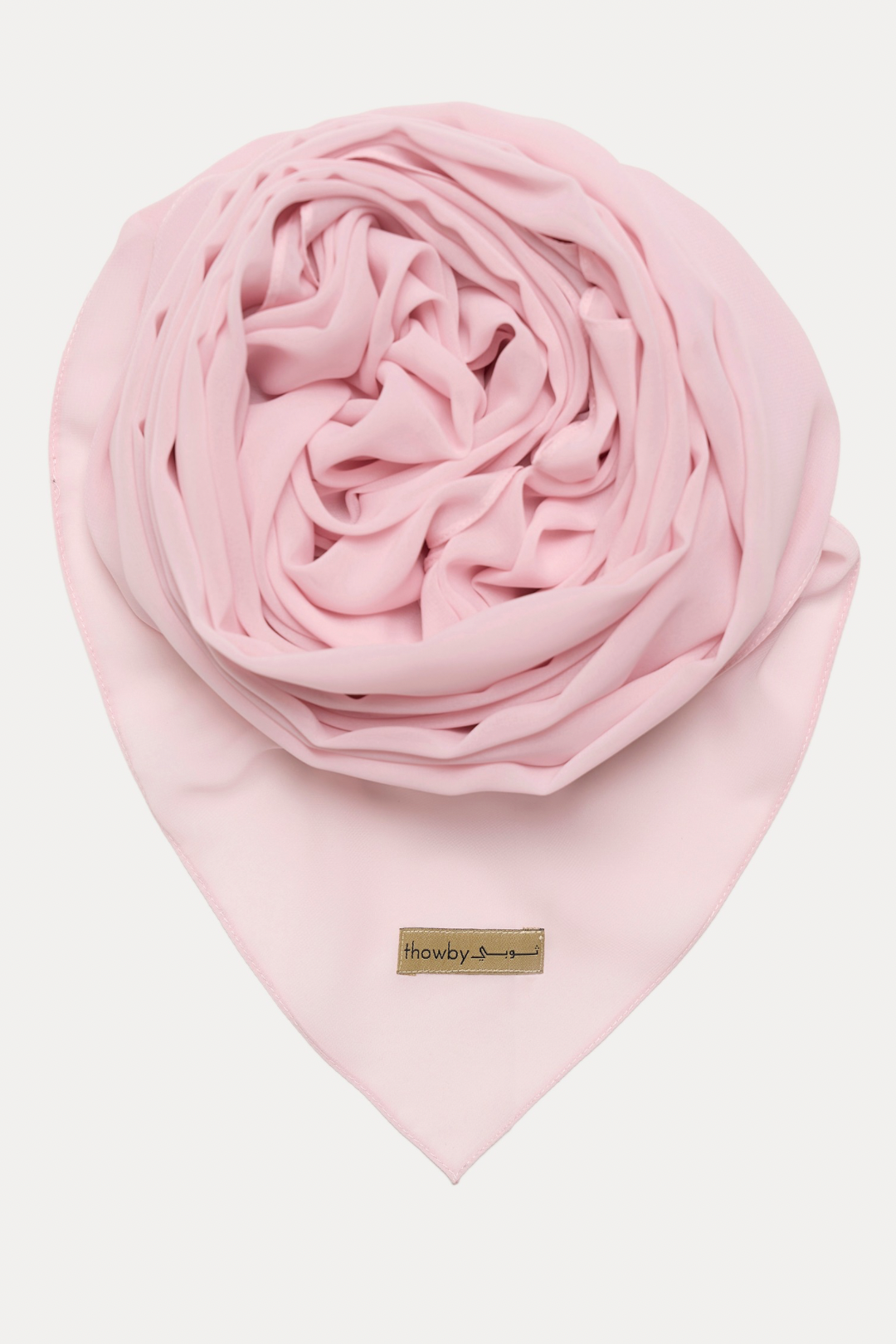 Elegant Baby Pink Shayla With Smooth Drape