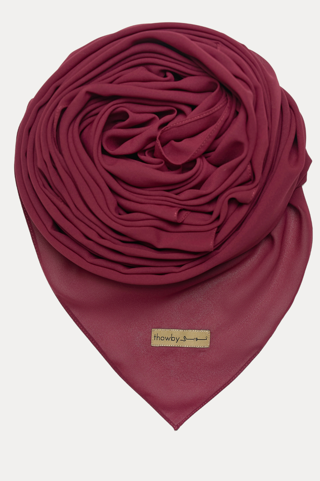 Elegant Burgundy Shayla With Smooth Drape