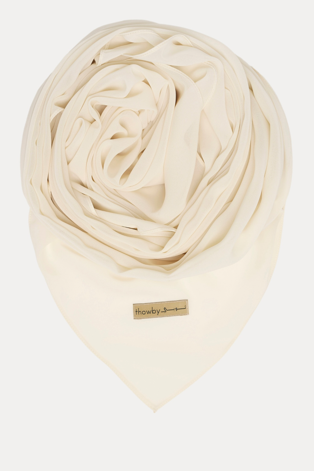 Elegant Off White Shayla With Smooth Drape