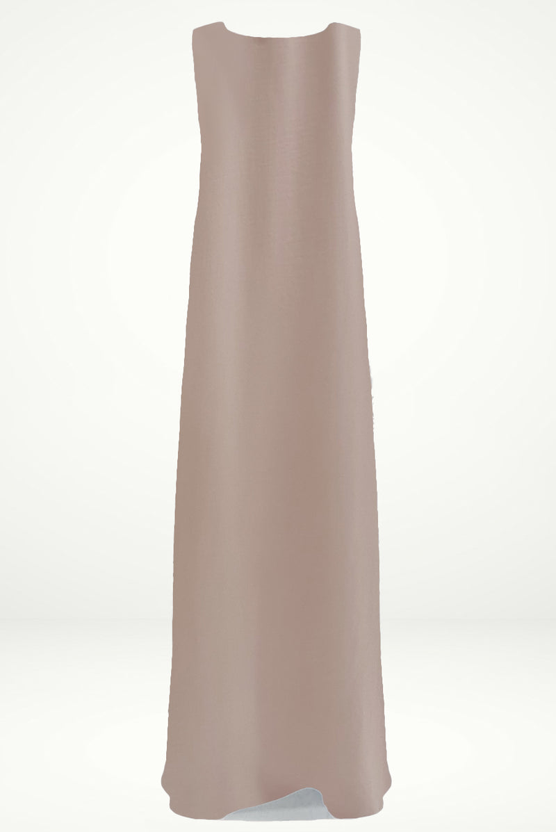 Nice Plain Beige under Abaya dress