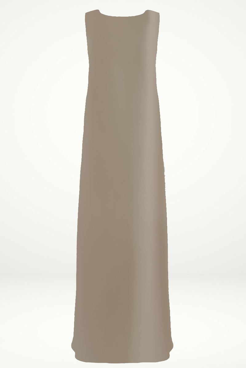 Elegant Grey under Abaya dress