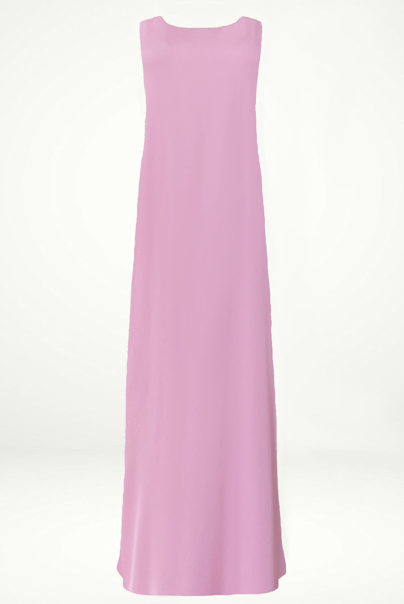 Cheerful Baby Pink under Abaya dress