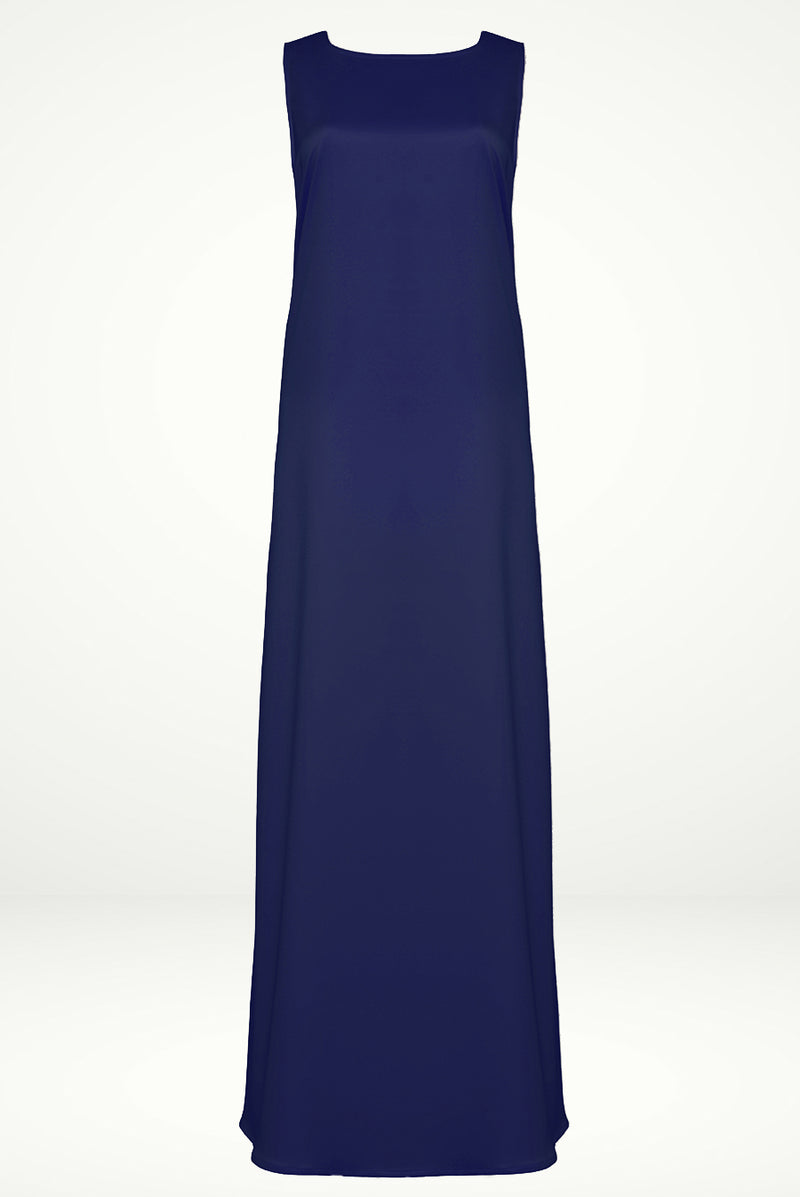 Chic Navy Blue under Abaya dress