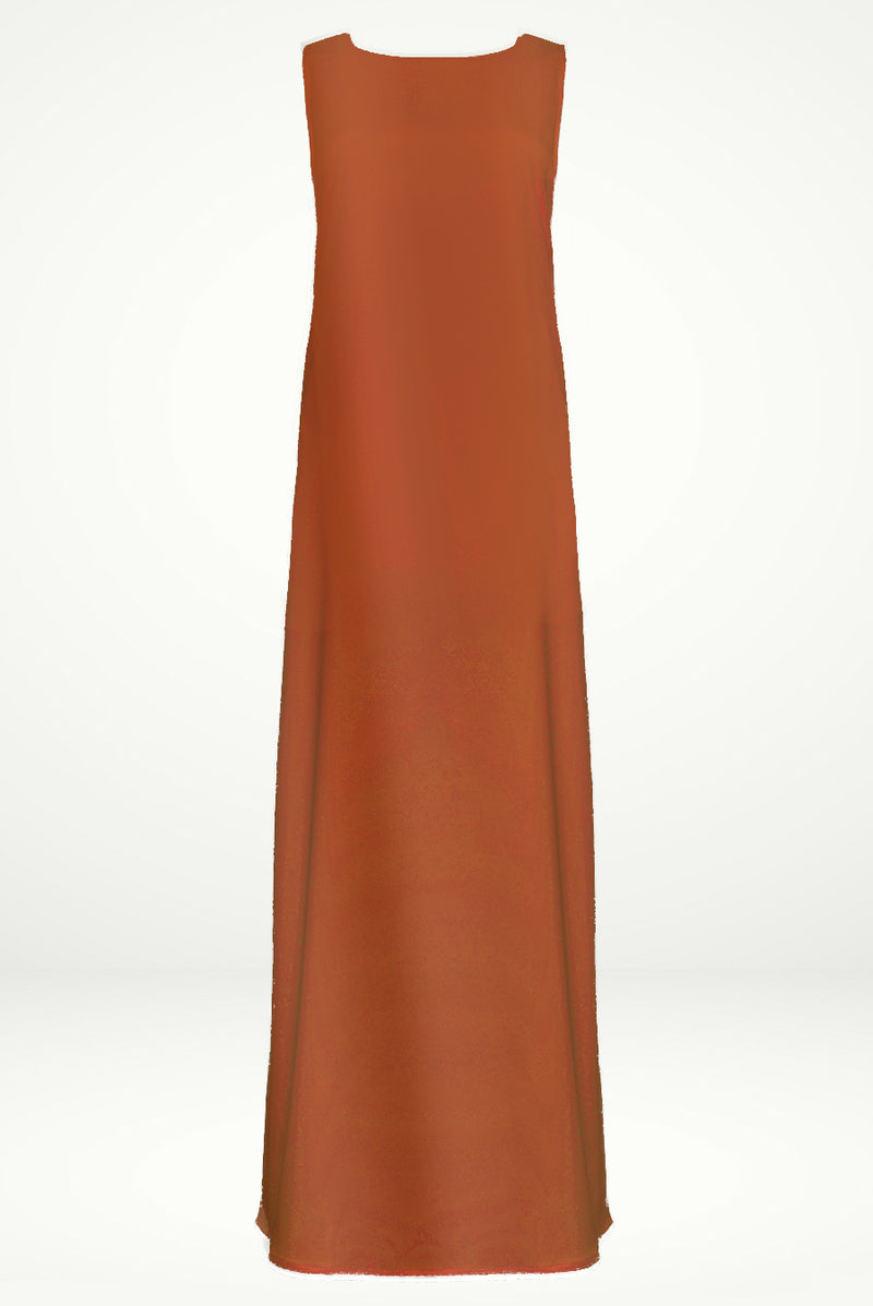 Brick Shiny under Abaya dress
