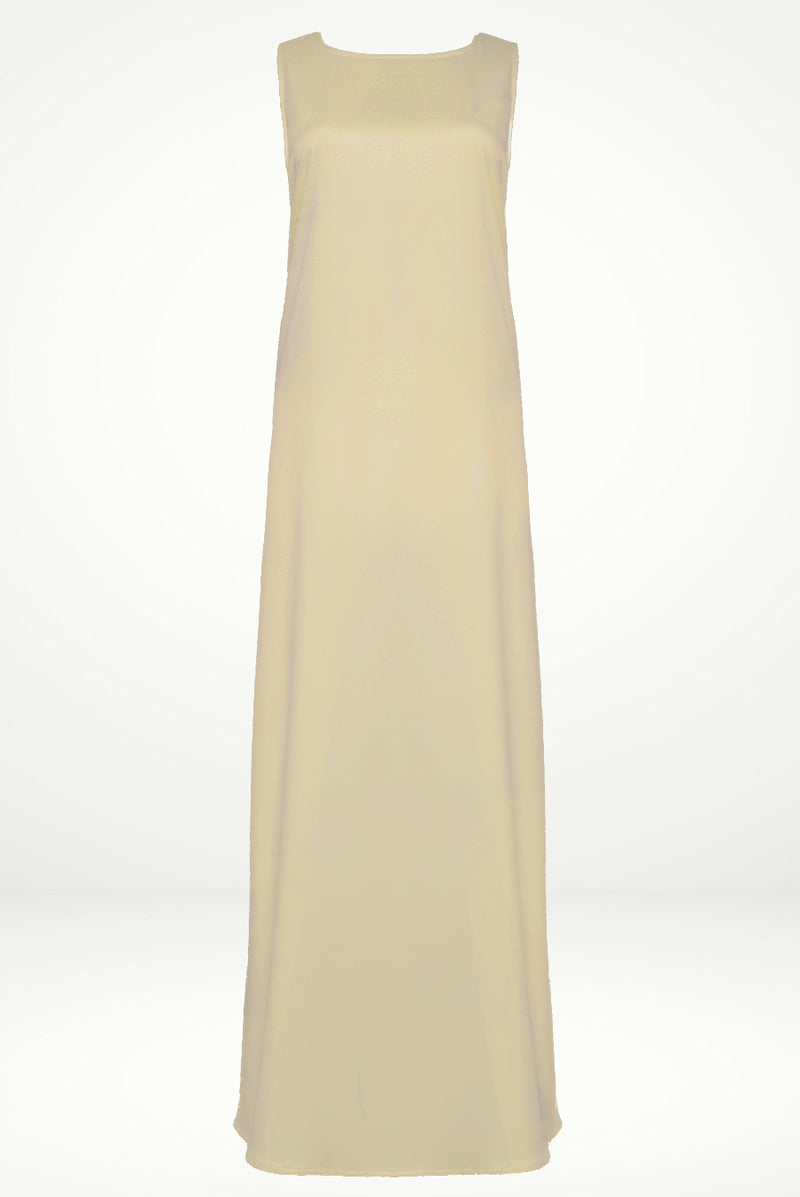 Elegant Beige under Abaya dress