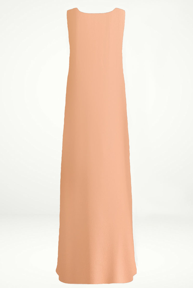 Stylish Peach under Abaya dress