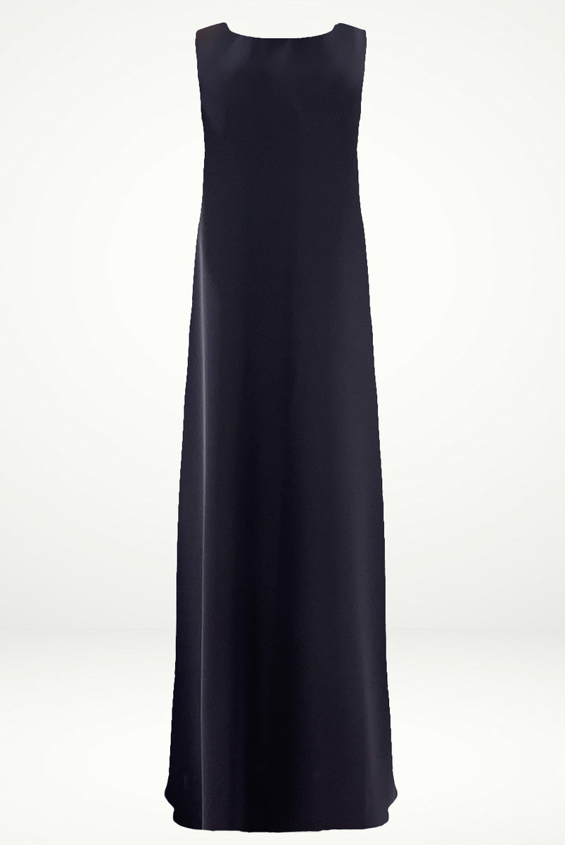 Royal Black under Abaya dress