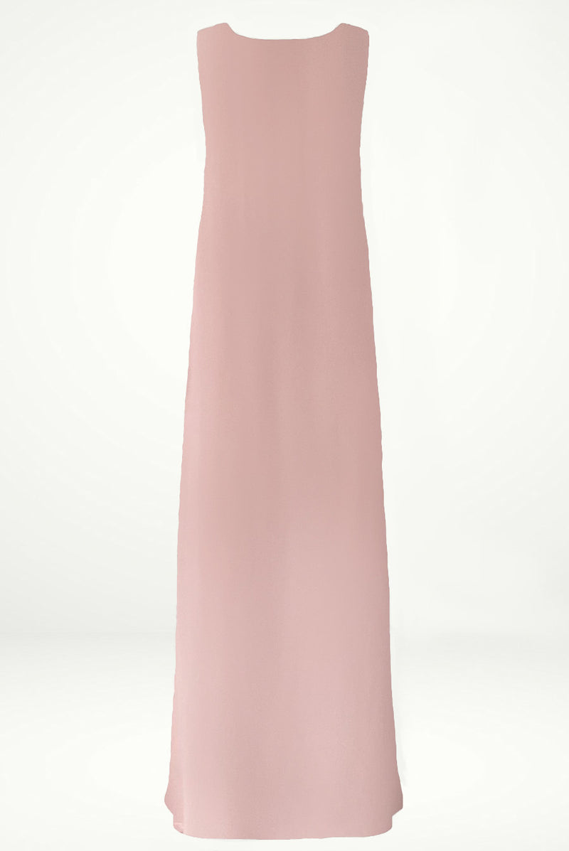 Cheerful Light Pink under Abaya dress