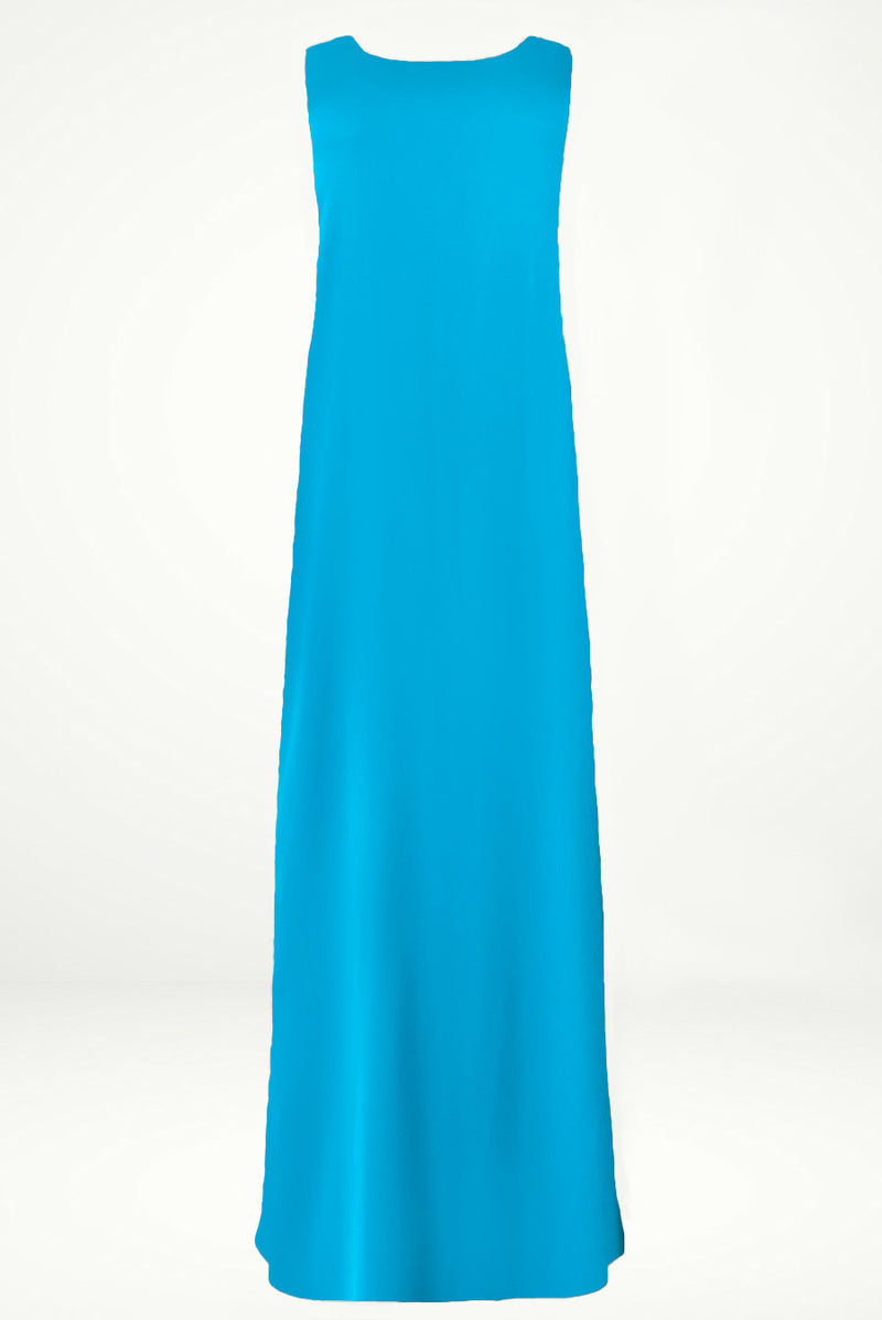 Trendy Turquoise under Abaya dress