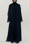 Classic Detailed Black Abaya