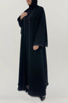 Classic Detailed Black Abaya