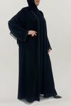 Classic Detailed Black Abaya