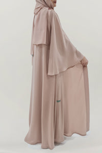 Nice Plain Beige Colored Abaya