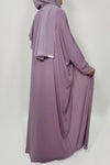 butterfly sleeves - thowby - lavendar abaya