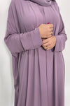 butterfly sleeves - thowby - lavendar abaya