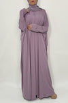 butterfly sleeves - thowby - lavendar abaya